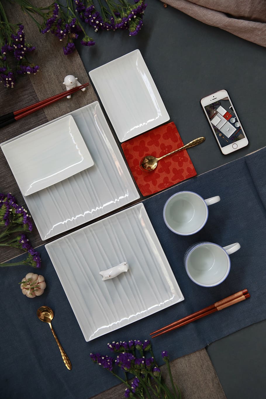 japanese tableware, mobile, cup, high angle view, no people HD wallpaper