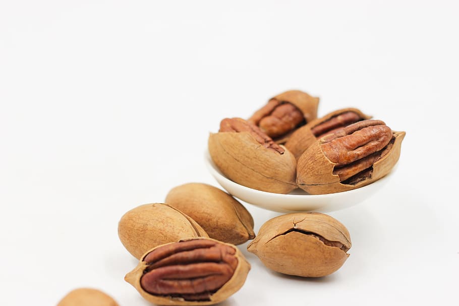 Pecans, Nut, Walnuts, food, brown, close-up, snack, no People HD wallpaper