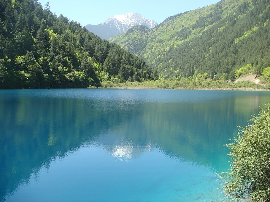 landscape, river, views, nature, mountain, lake, forest, water HD wallpaper