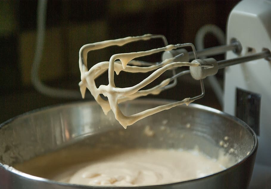 pastry, blender, paste, mix, kitchen, close-up, food and drink HD wallpaper