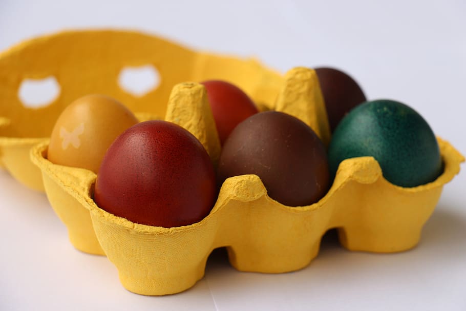 food, colored, close up, easter eggs, studio shot, food and drink HD wallpaper