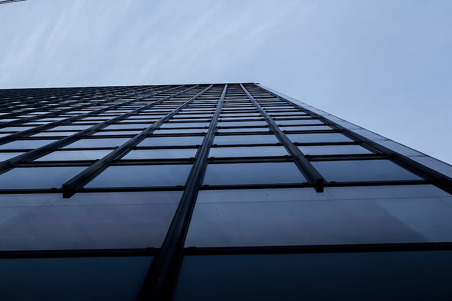Building, Windows, Architecture, high rise, tower, city, sky HD wallpaper