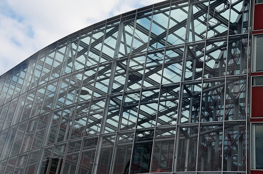 Architecture, Building, Facade, Modern, glass, design, built Structure HD wallpaper