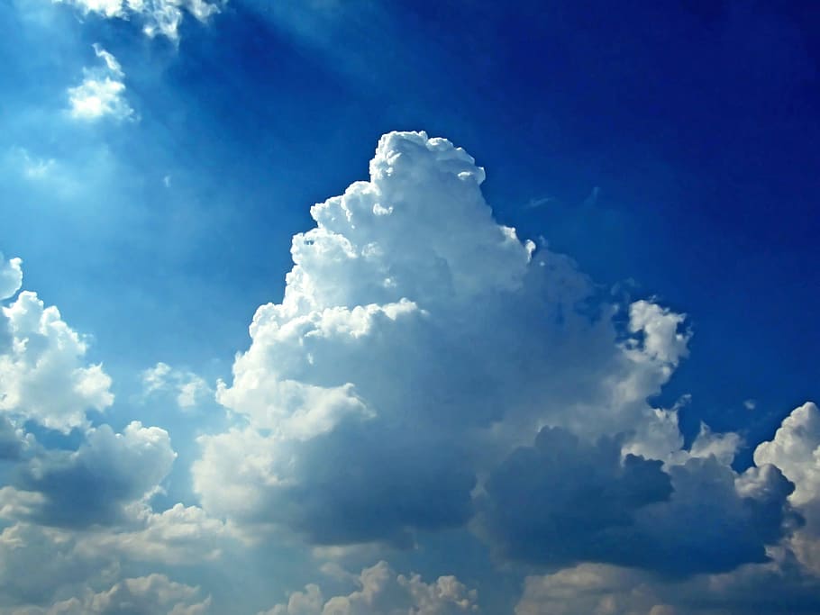 white clouds, sky, skyscape, cloudscape, atmosphere, wallpaper HD wallpaper