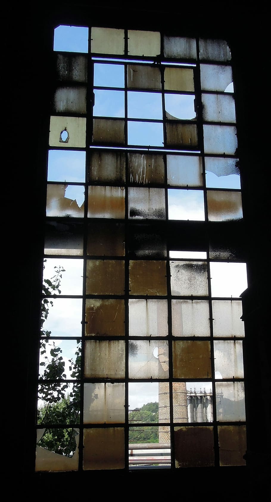 Window, Glass, Broken, Square, Color, old, architecture, building exterior HD wallpaper