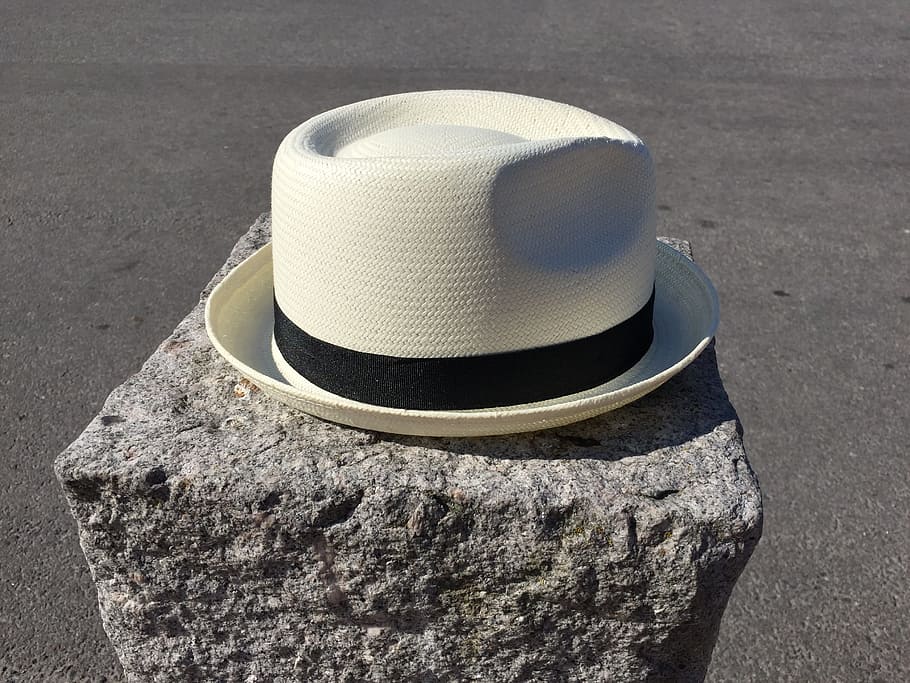 hat, headdress, stone, clothing, day, no people, still life HD wallpaper