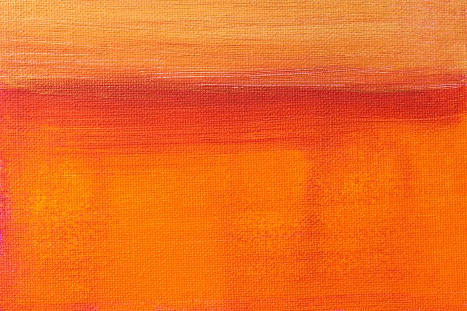 orange textile, paint, painting, image, design, abstract expressionism HD wallpaper