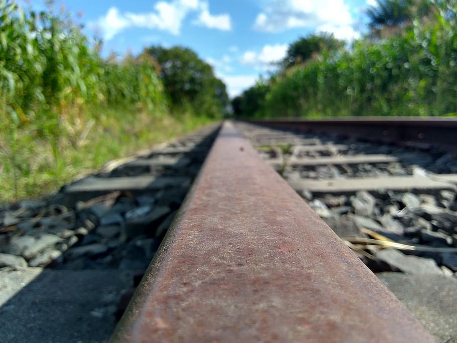 train, rail, background, wallpaper, rail transportation, railroad track HD wallpaper
