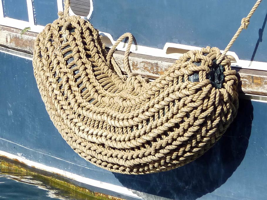 boot, ship, port, fender, sisal, larboard, sea, water, powerboat HD wallpaper