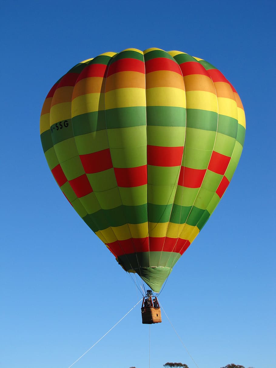 hot, air, balloon, air vehicle, transportation, hot air balloon HD wallpaper