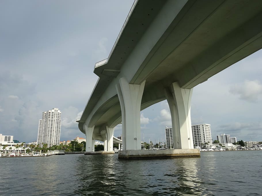 bridge, mar, ocean, clearwater, built structure, architecture HD wallpaper