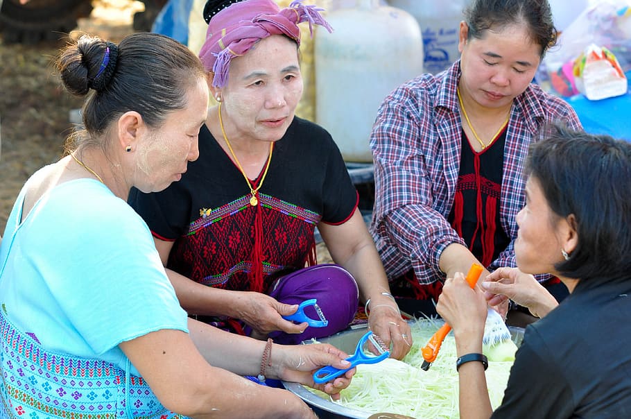 Thai People, Unity, karen, togetherness, mid adult, father HD wallpaper