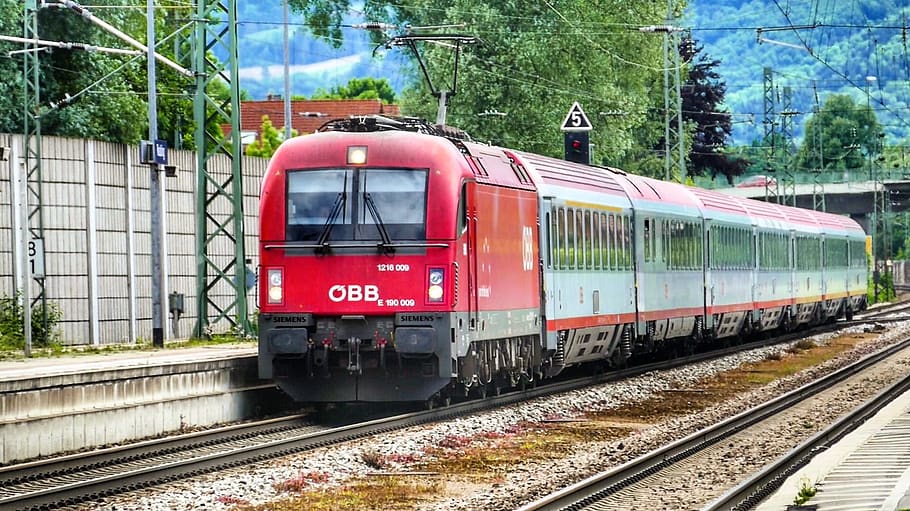 train, railway, transport system, mode of transportation, rail transportation HD wallpaper