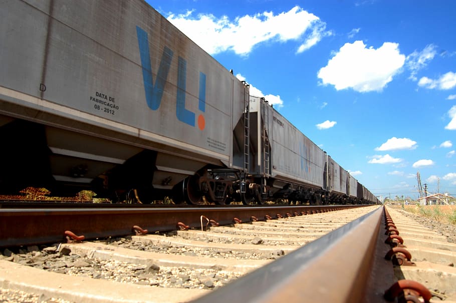 Train, Logistics, Maranhão, railroad track, transportation HD wallpaper