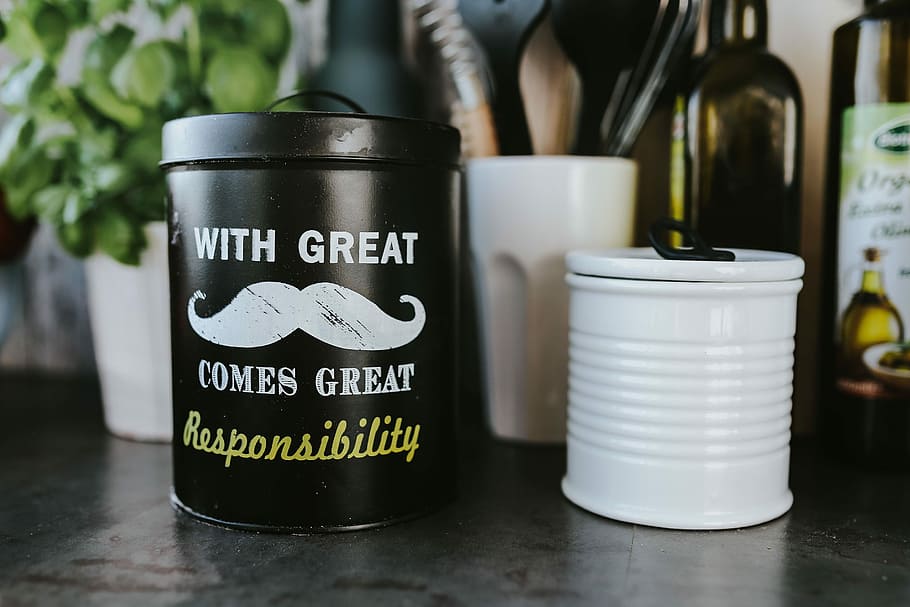 Kitchen utensils and cans by the wall, containers, cooking, spoon HD wallpaper