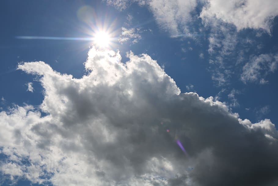 clouds, sun, mood, light, beauty, nature, sky, cloud - sky HD wallpaper