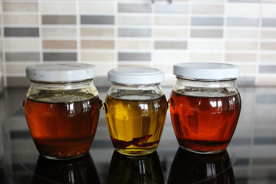 cup, jam, kitchen, oil, food and drink, refreshment, indoors HD wallpaper