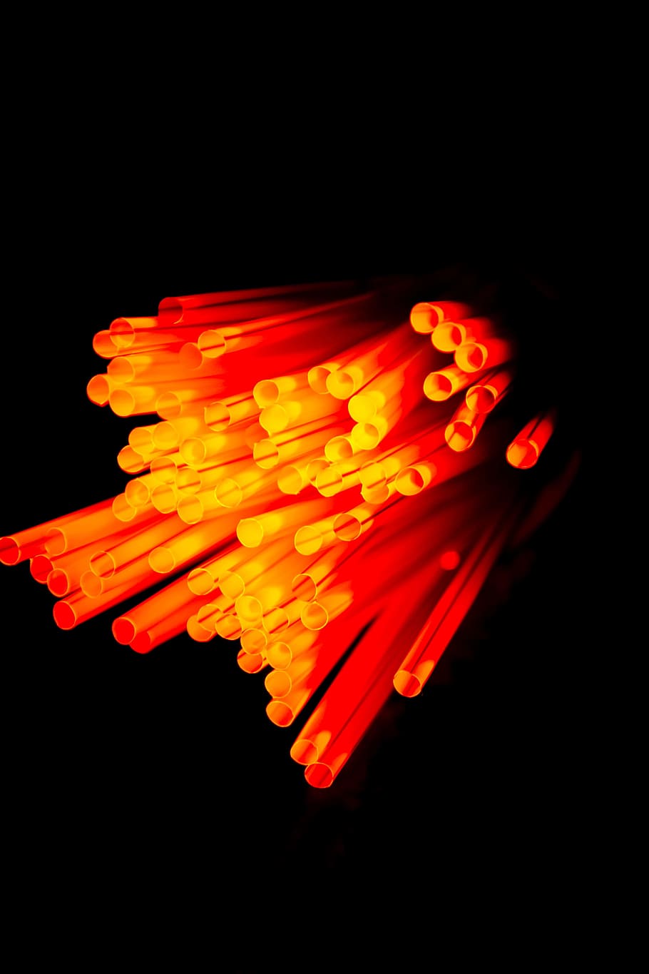 halm, straws, colorful, plastic tubes, drink, party, black background HD wallpaper