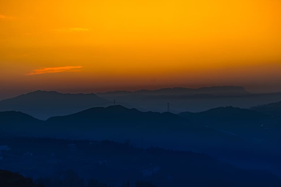 sunset, nature, evening, sky, beauty in nature, scenics - nature HD wallpaper