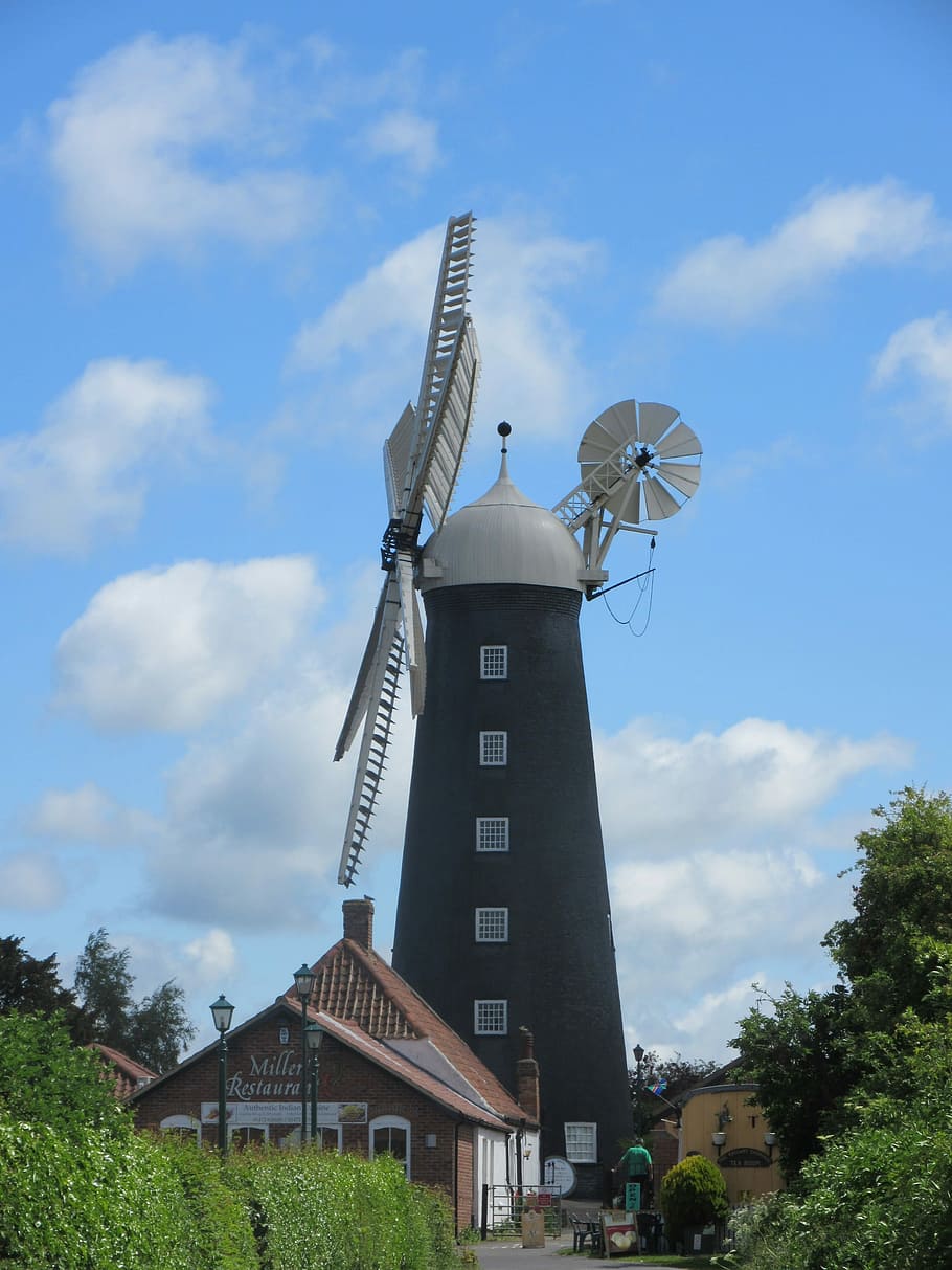 Windmill, Sustainable, Tower, propeller, environmental, natural HD wallpaper