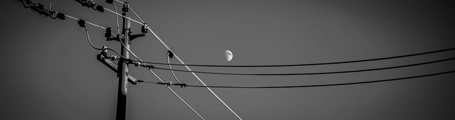 Moon, City, sky, no people, close-up, water, day, outdoors HD wallpaper
