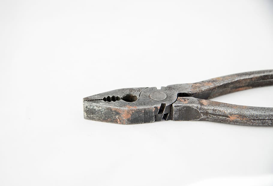 Pliers, Tools, Metal, Build, Repair, power, iron, rust, old HD wallpaper
