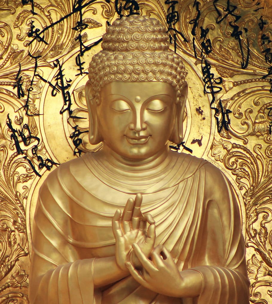 budha, statue, buddha, sculpture, meditation, worship, god, HD wallpaper