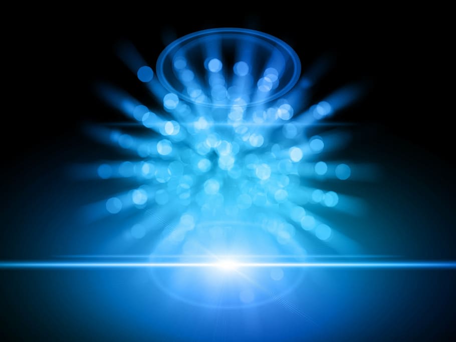 background, bokeh, light, abstract, circle, points, lichtreflex HD wallpaper