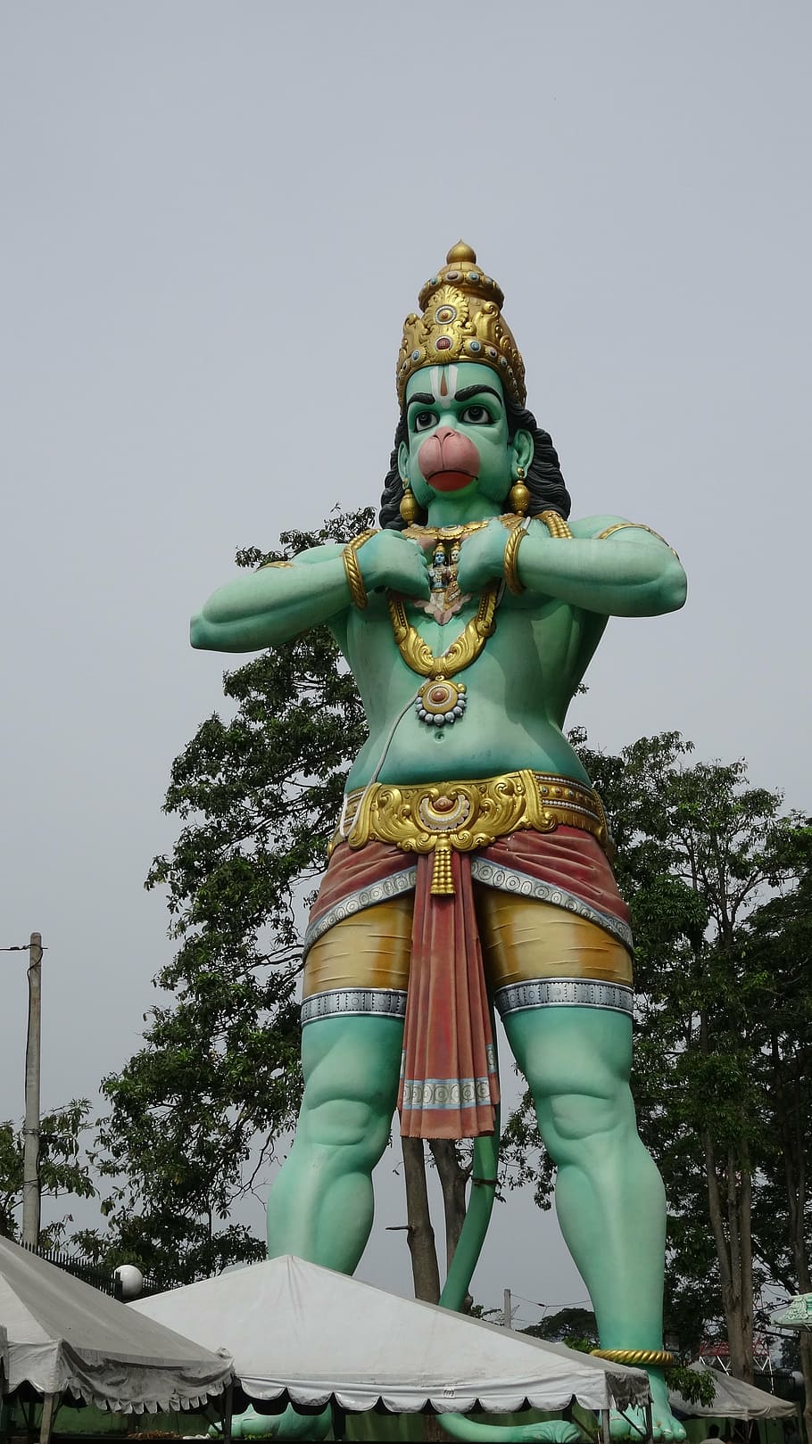 statue, batu caves, divinity, malaysia, representation, sculpture HD wallpaper