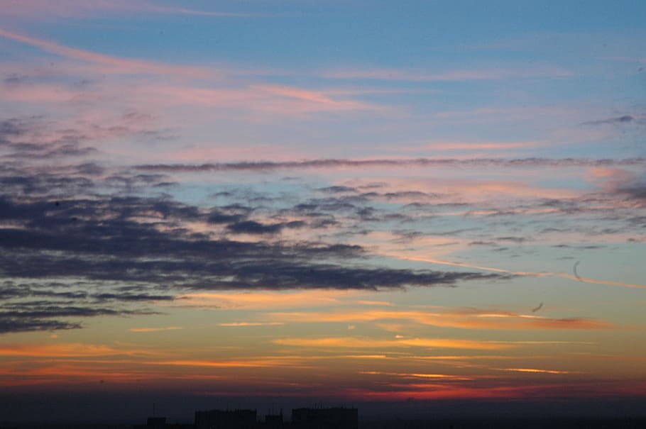 Clouds, Sun, View, West, sky, the sun, west invites, sunset HD wallpaper