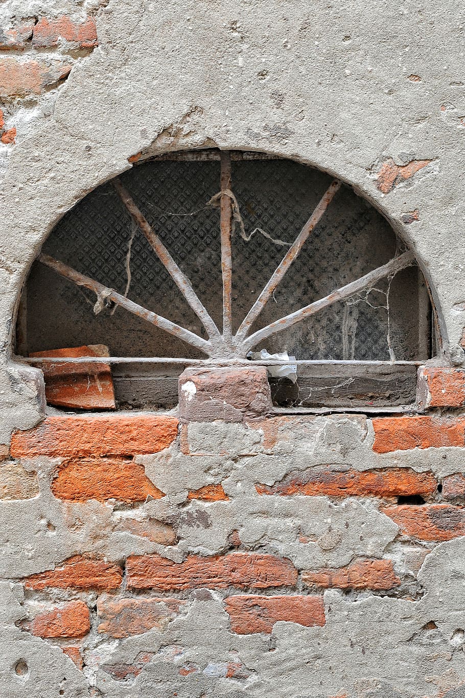 window, iron, rust, texture, wall, color, building, scrostato HD wallpaper