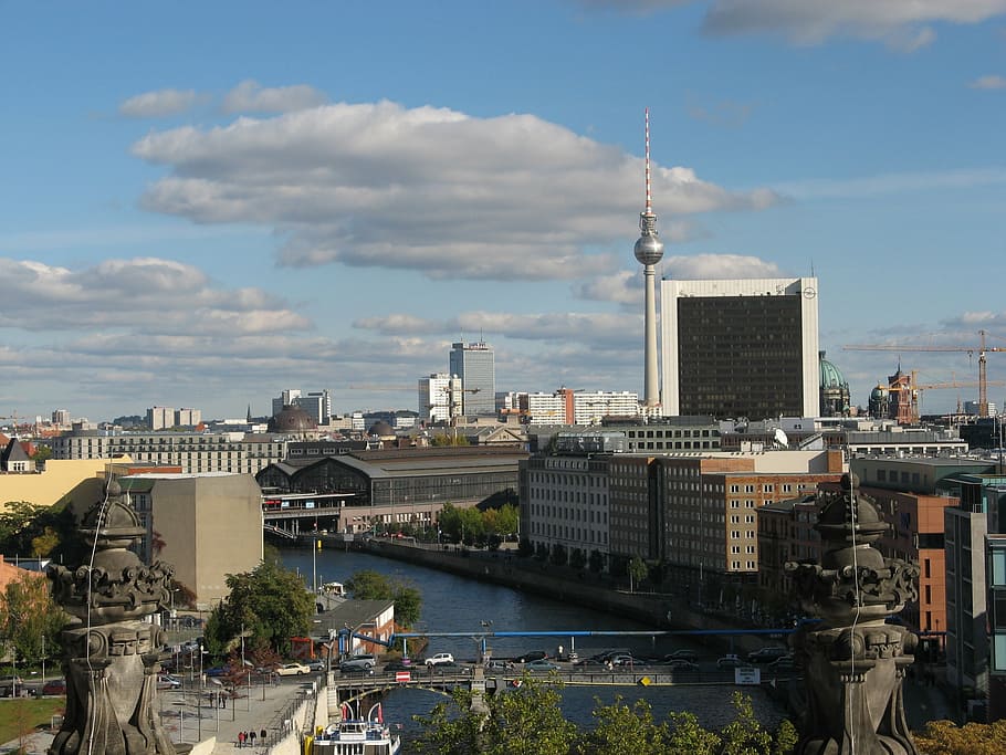 berlin, bundestag, spree, cityscape, famous Place, architecture HD wallpaper