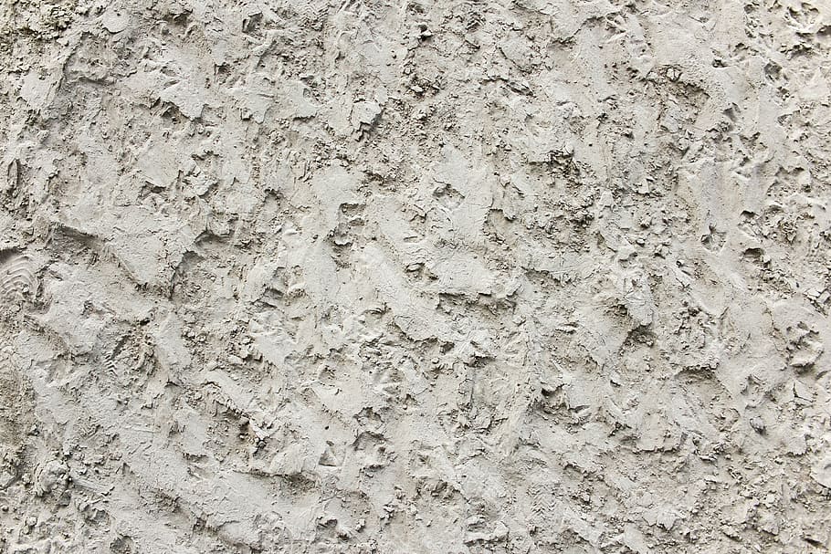 gray fireproof wall, abstract, cement, pattern, rock, rough, stone, HD wallpaper