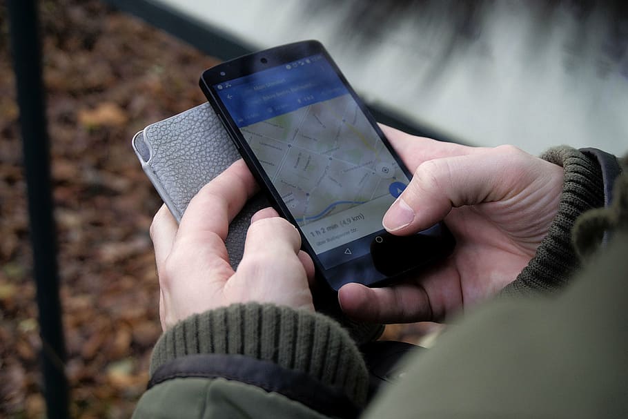 android, app, direction app, google maps, mobile phone, navigation HD wallpaper