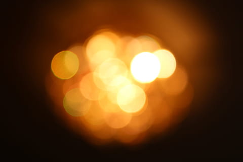 Bokeh, Blur, Orange, Light, defocused, backgrounds, shiny, abstract HD wallpaper