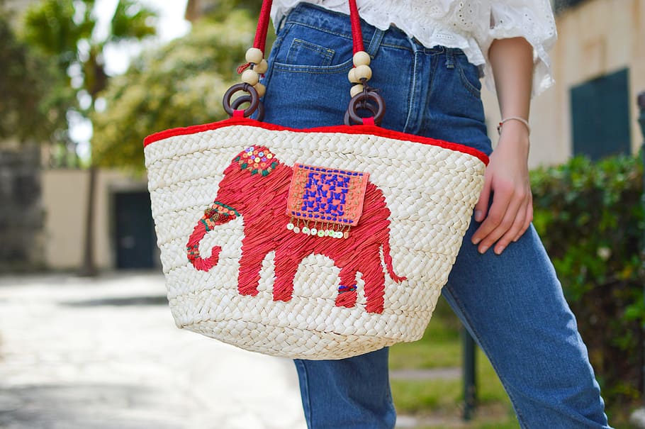 bag fashion design elephant