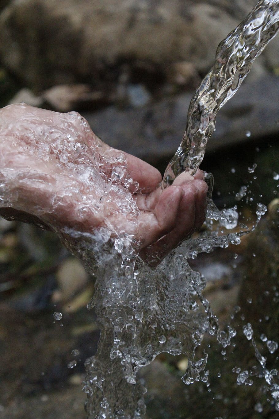 Person Cleaning Hands under Water, body, clear, drinking, drop HD wallpaper