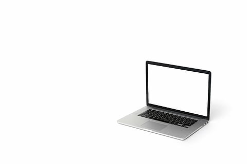 gray and black laptop computer, notebook, keyboard, screen HD wallpaper