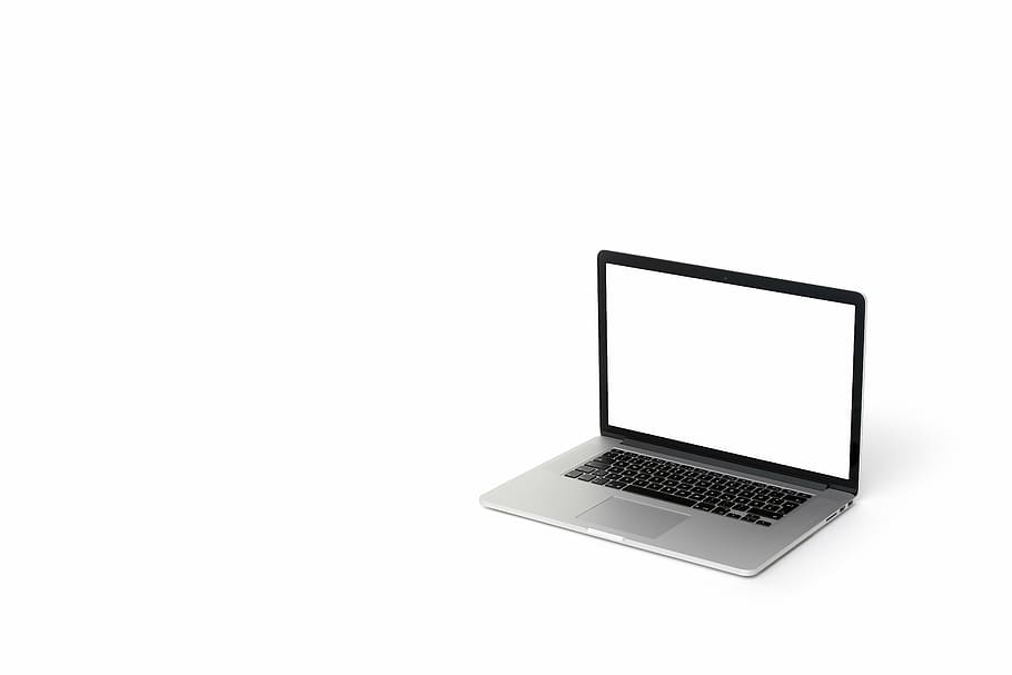 gray and black laptop computer, notebook, keyboard, screen HD wallpaper