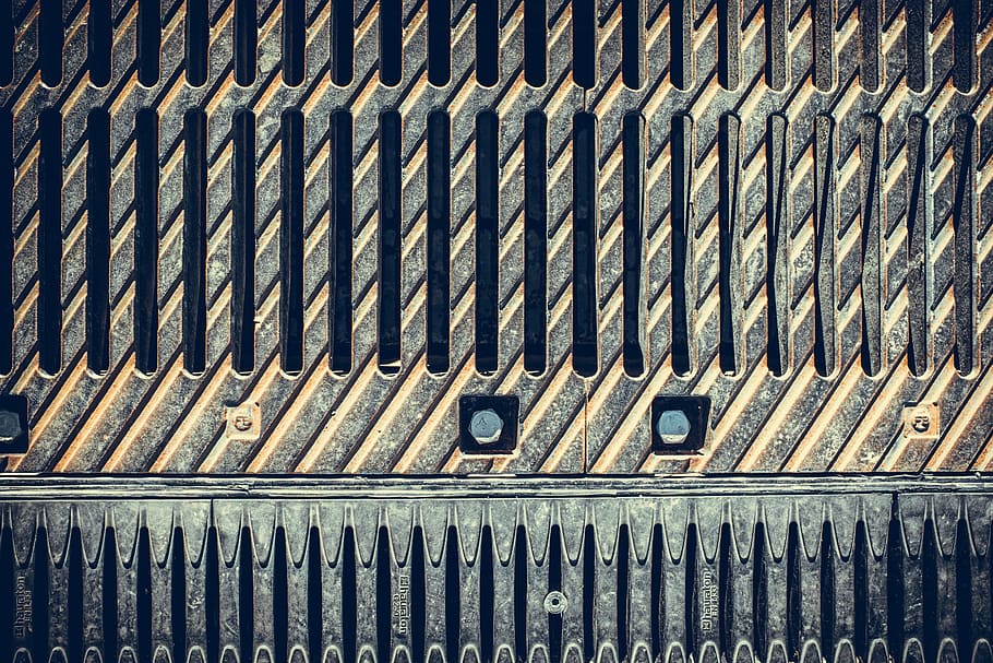 untitled, pattern, lines, grate, city, street, metal, full frame HD wallpaper
