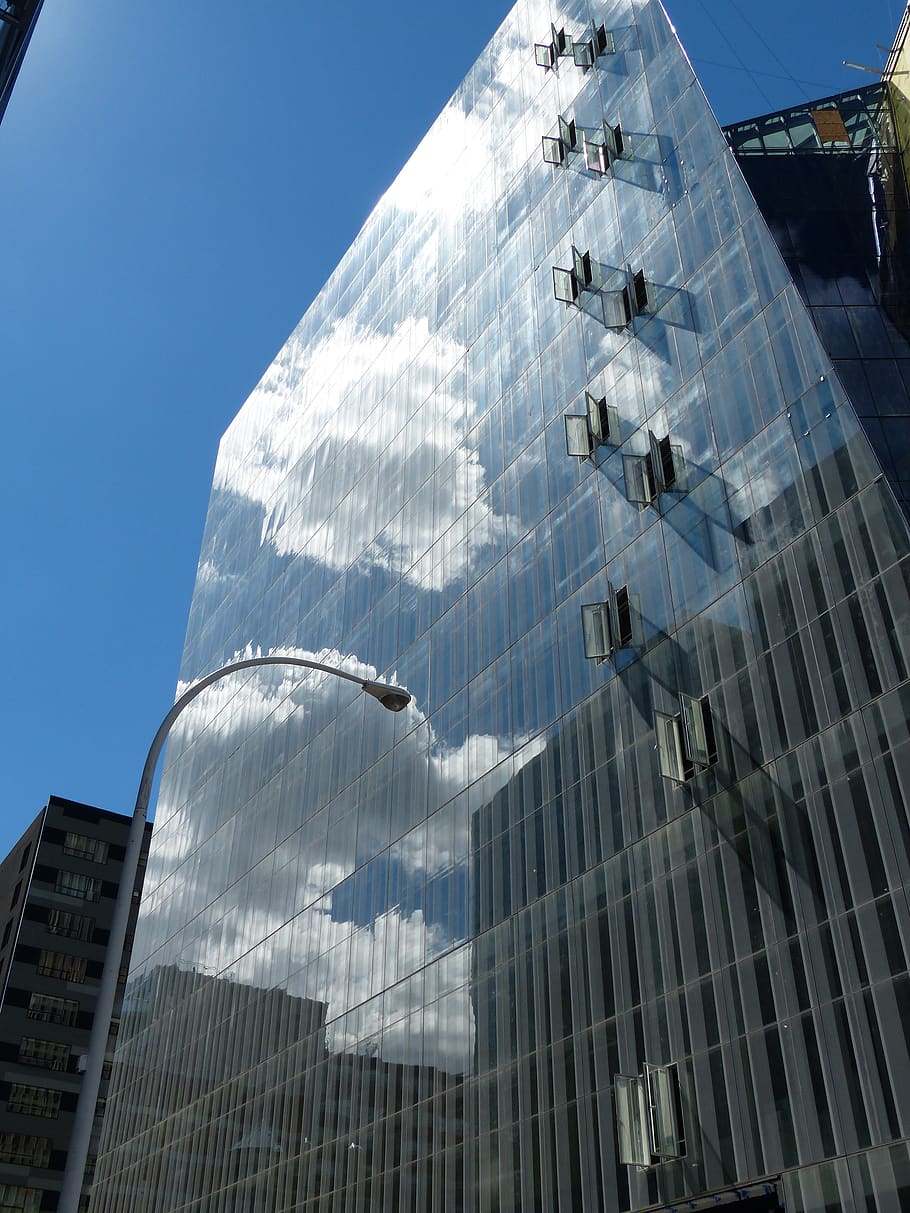 building, reflection, skyscraper, glass, window, architecture HD wallpaper