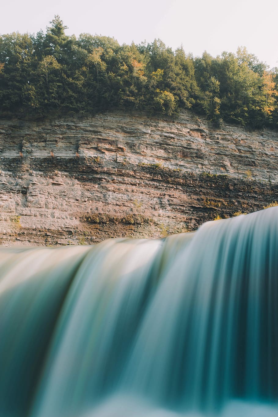 photo of waterfalls, timelapse photo of waterfall during daytime HD wallpaper