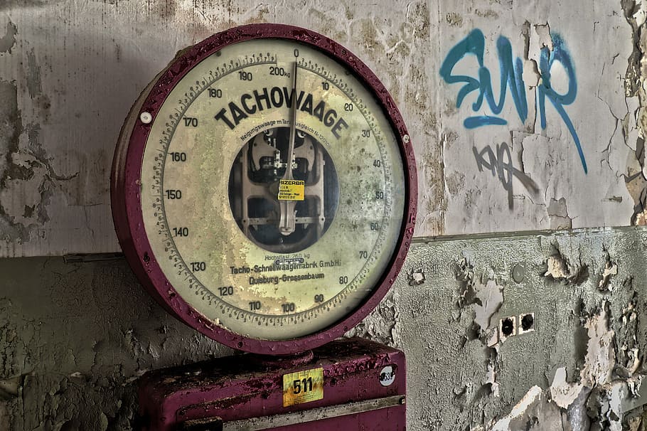 gray and purple pressure gauge, horizontal, speedometer scale, HD wallpaper