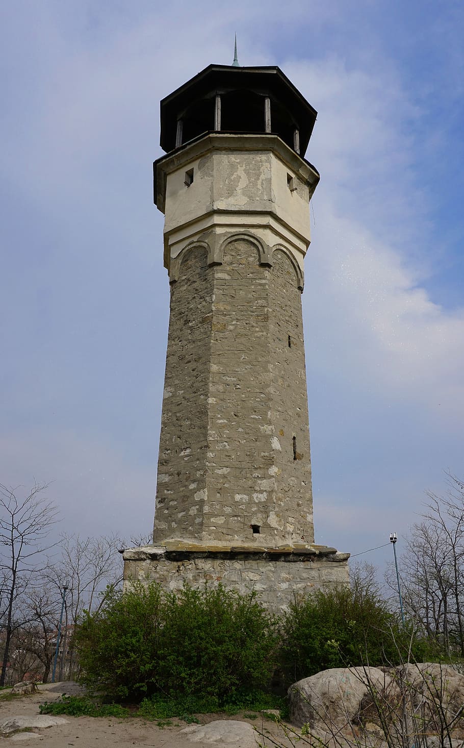 plovdiv, medieval clock tower, sahat tepe, danov hill, danov tepe HD wallpaper