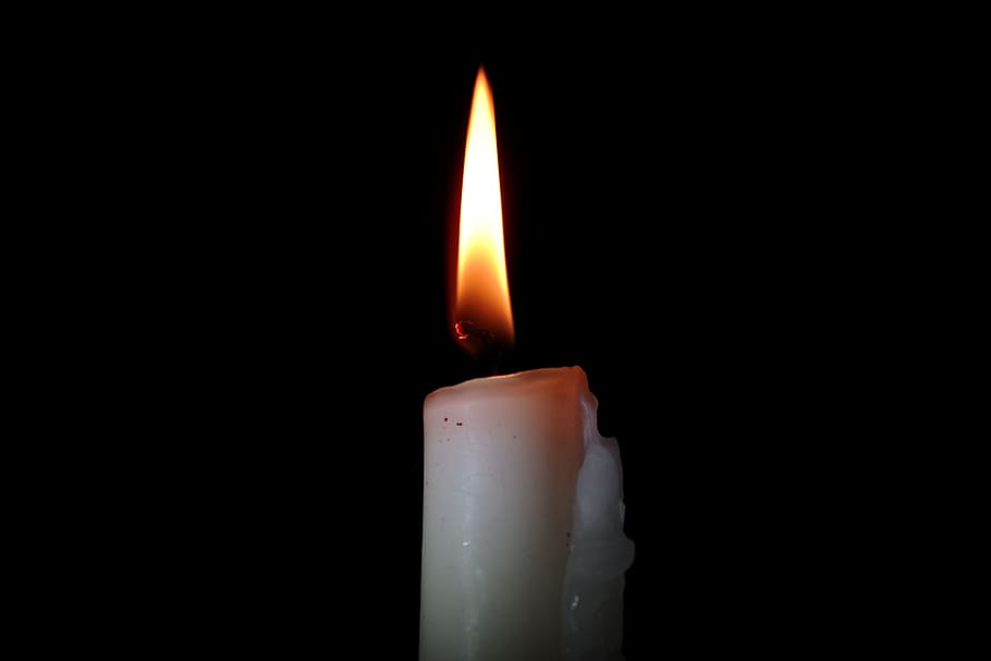 candle, the flame, light, glow, mood, evening, chandelier, fire HD wallpaper