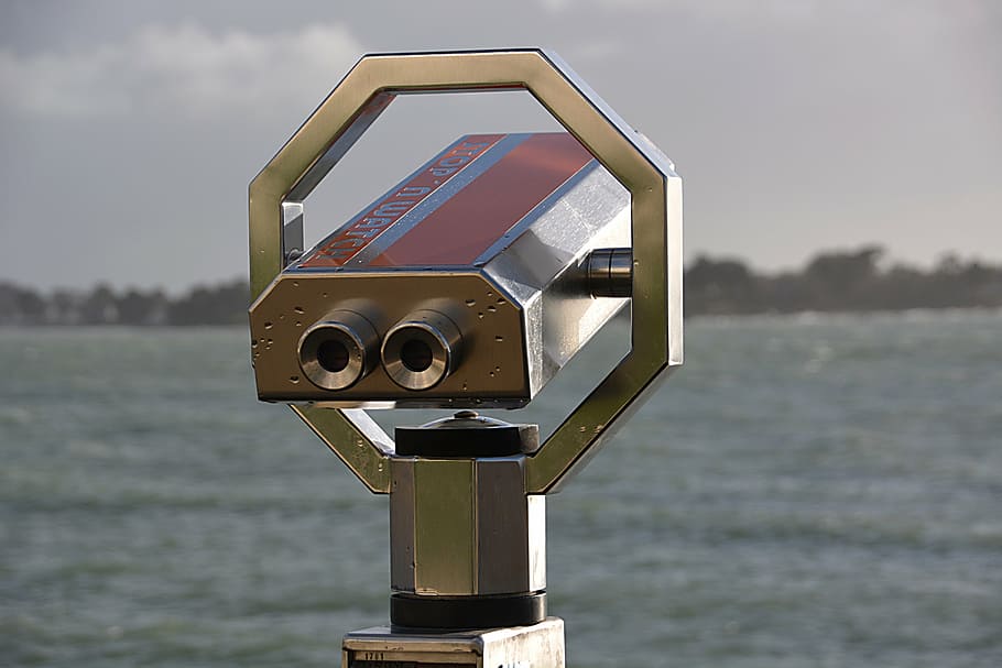telescope, binoculars, panoramic, metal, tourism, tourists HD wallpaper