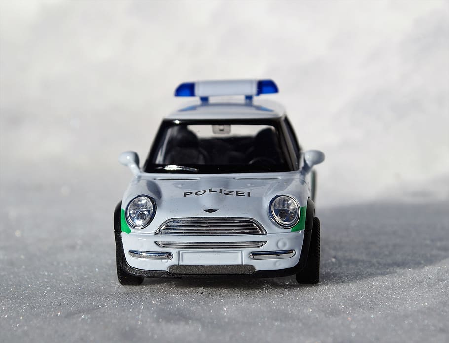Model Car, Mini Cooper, Vehicle, auto, toy car, vehicles, blue light HD wallpaper