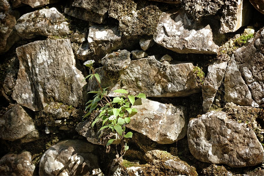 quarry stone, wall, texture, background, pattern, structure HD wallpaper