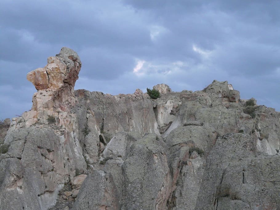 Rock, Limestone, Landscape, cliff, nature, face, stone face HD wallpaper