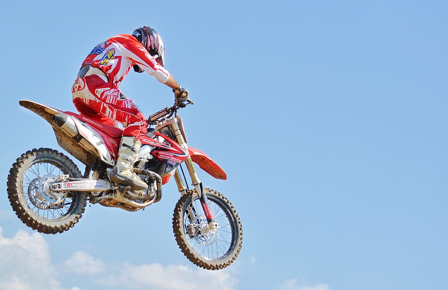 Dirt Bike, Motocross Rider, extreme sports, race, competition, HD wallpaper